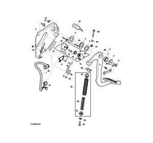 John Deere AL175216 Sensor For Clutch Pedal, SUB FOR AL117898